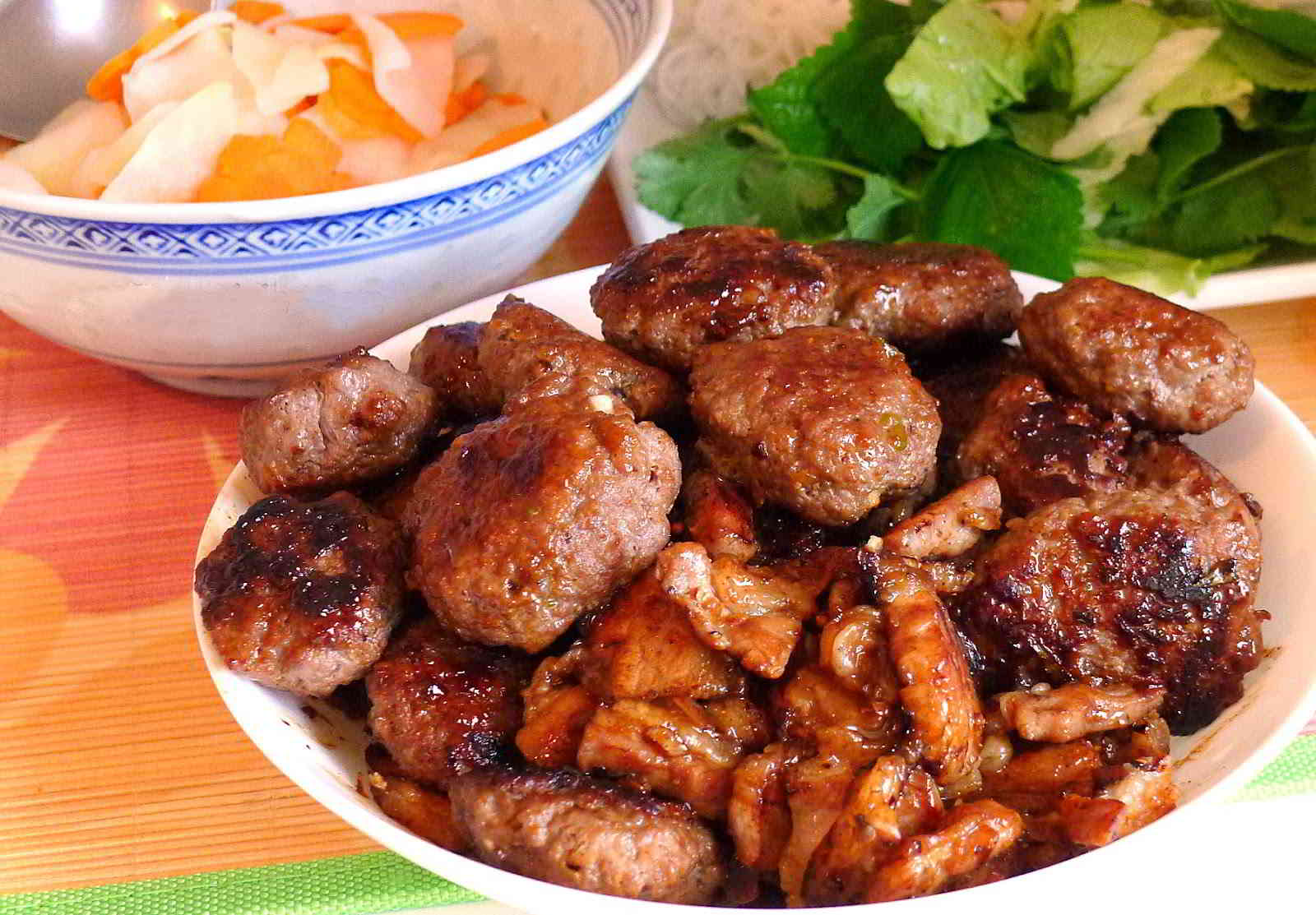 Bun Cha (Kebab rice noodles)  Hanoi – An “excellent” dish as the praise of President Obama
