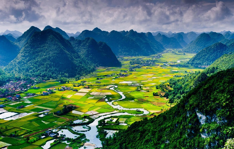Bac Son valley looks more seductive in rice harvest season