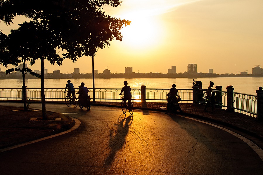 West Lake (Hồ Tây) in Hanoi