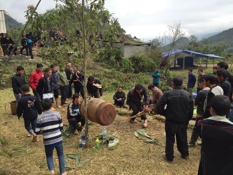 Funeral customs of the Hmong in Sapa