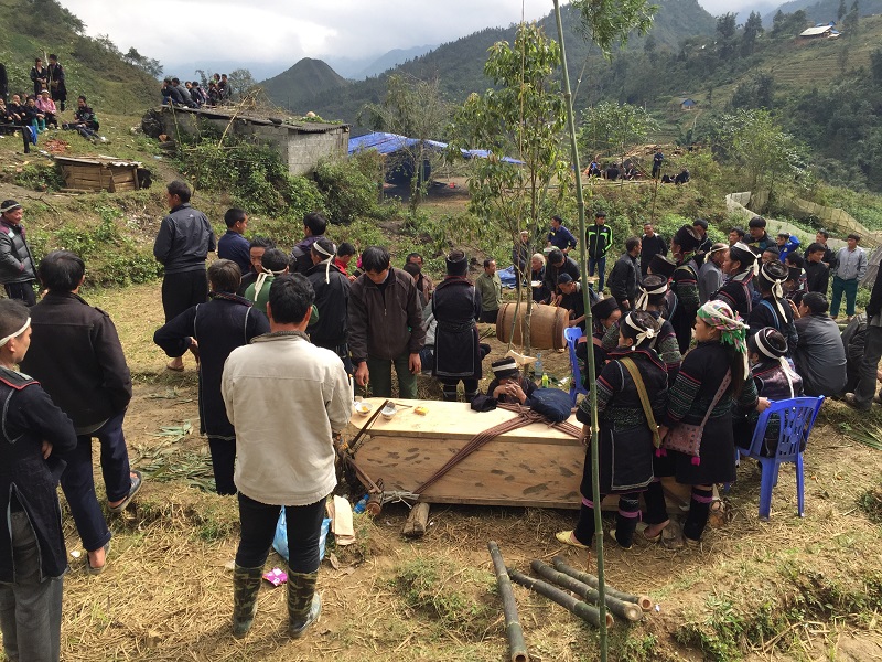 Funeral customs of the Hmong in Sapa